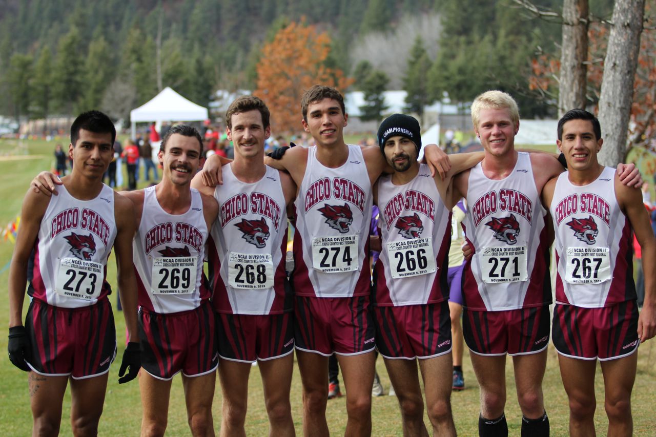 2013 West Region Champions (L-R Johnny Sanchez, Dayne Gradone, Phil Graber, Aaron Thomas, Isaac Chavez, Alex McGuirk, Alfonso Cisneros).