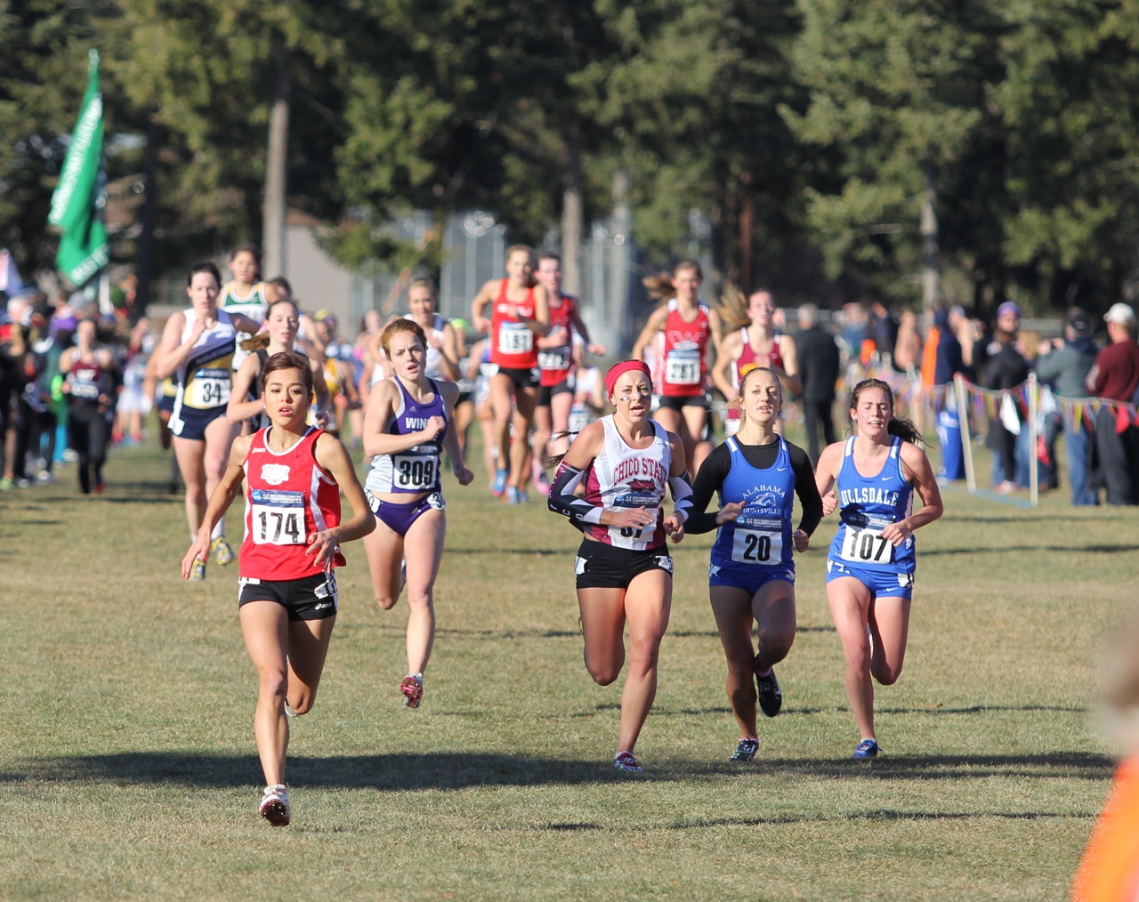 RS Frosh Haley Kroll ran her first race in uniform at CCAA's. This weekend she passed 36 athletes in the second half of the race en route to a 61st place finish!