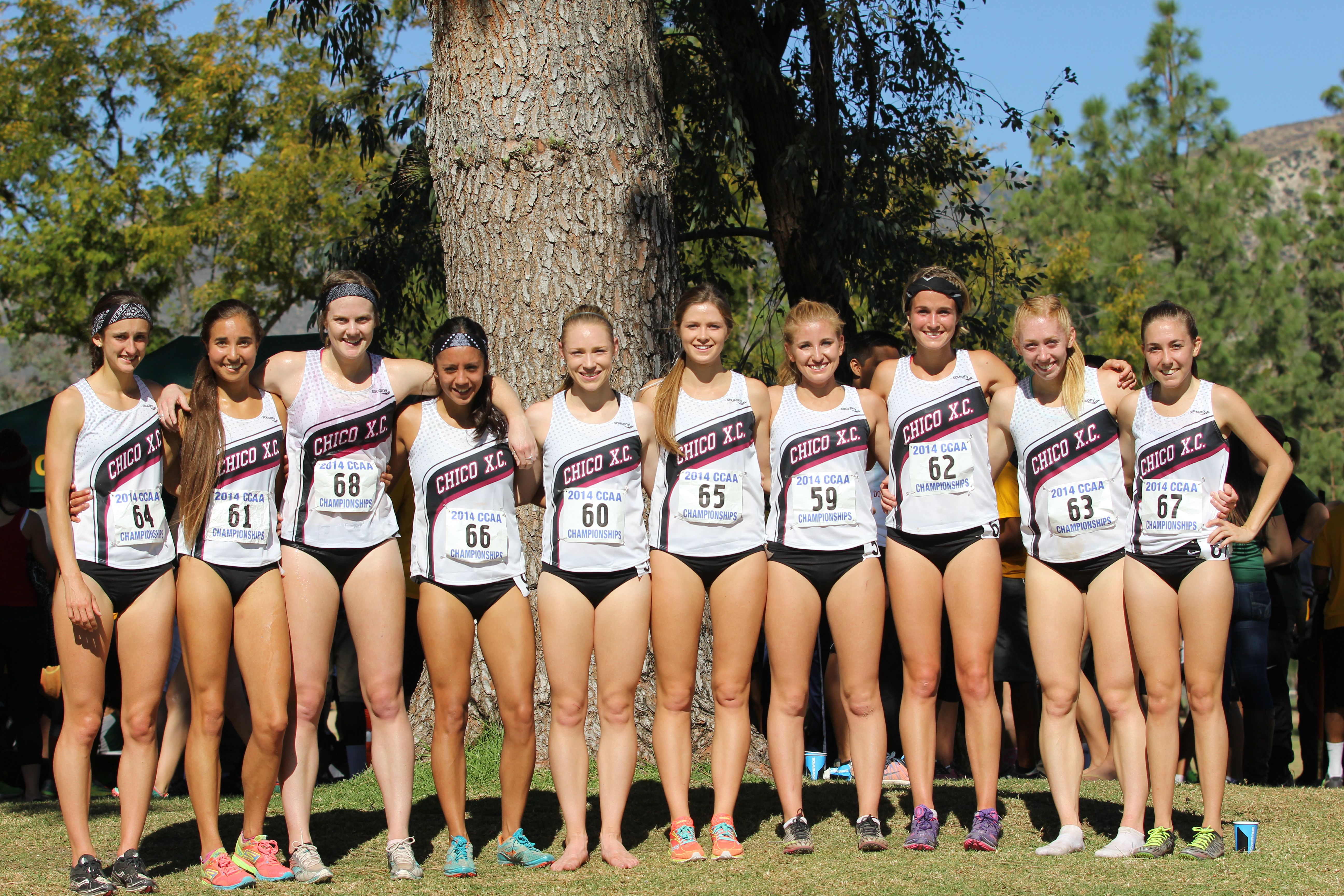 Your 2014 CCAA XC Champions! 7 in a row for the ladies!