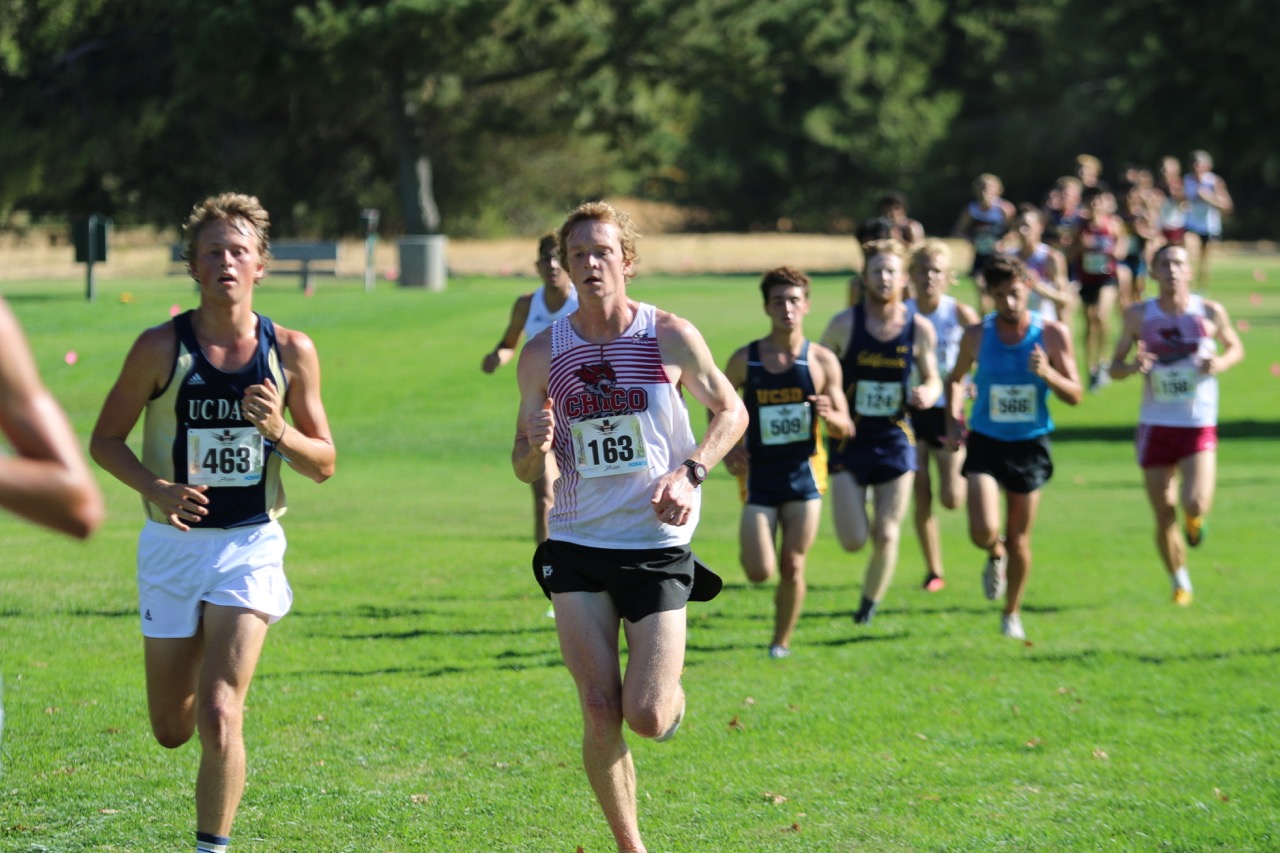 Derek Morton enjoyed what might have been his best outing in a Chico XC uniform.