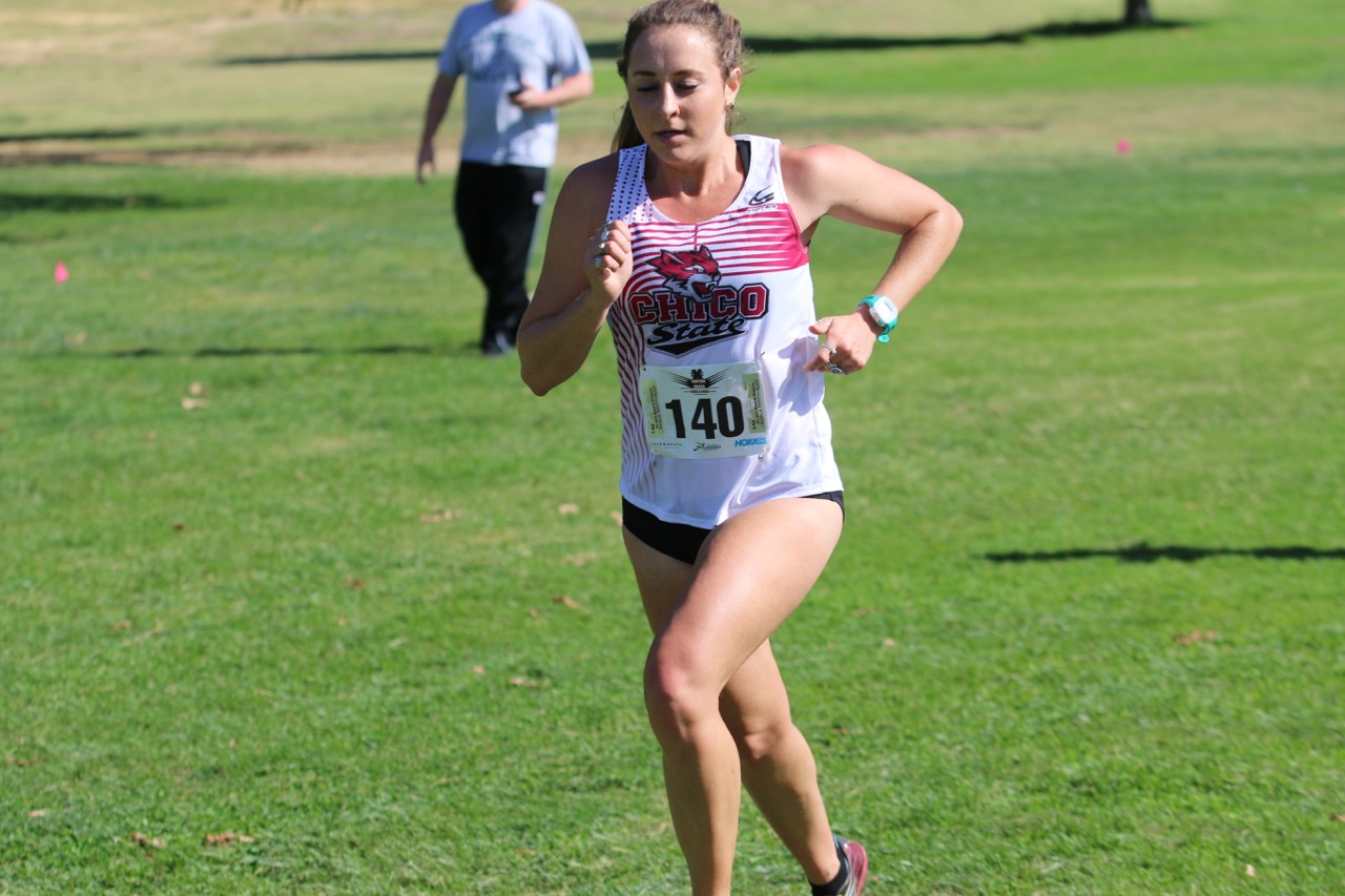 Senior Haley Kroll made her 2017 debut on Saturday and was the #6 'Cat to finish.