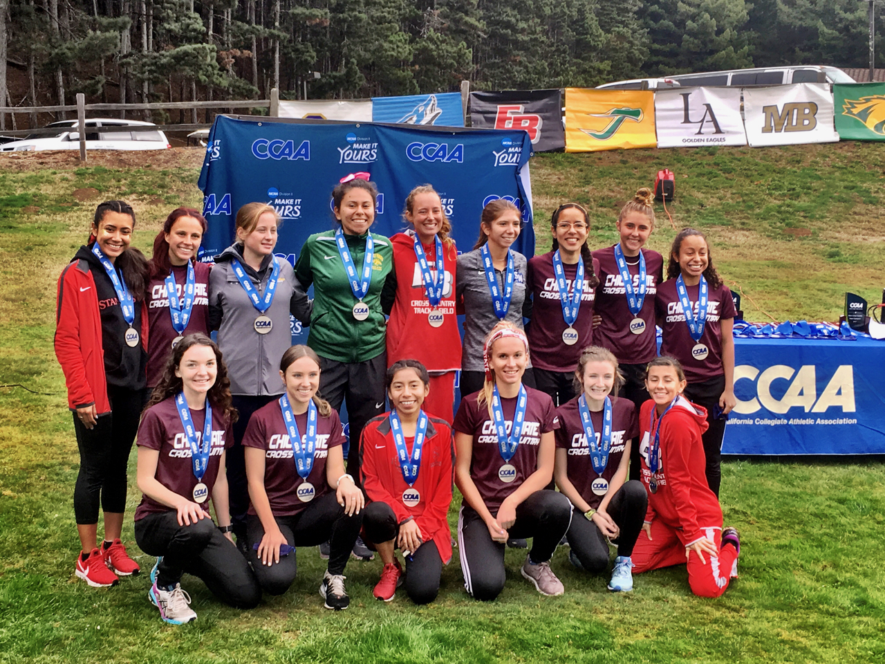 The 2019 Women's All CCAA Team .