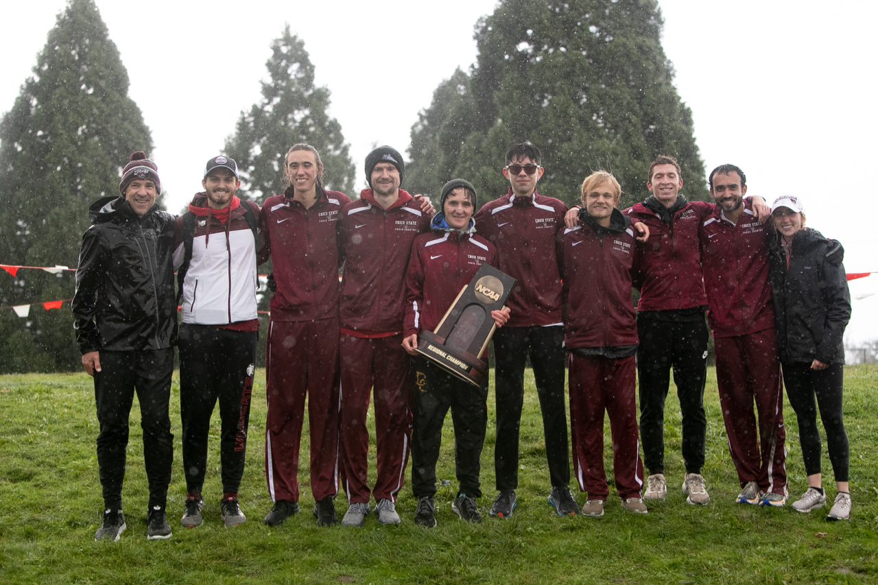 2021 West Regional Champions. The Wildcat men are now 16 of 19 in regional wins in the past 20 years. Despite only having 2 returners with regional championship experience these guys looked like a veteran group on the course today.