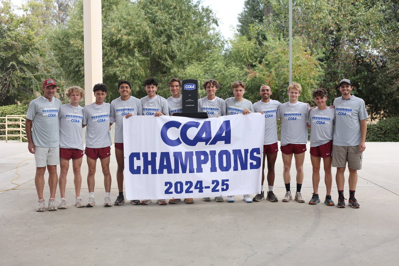 2024 CCAA Men's Cross Country Team Champions!