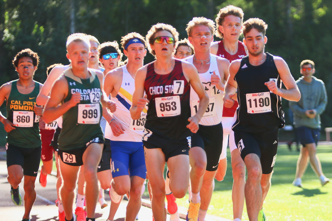 Mario Giannini became the 'Cats 5th fastest 5k runner ever with his 14:05 PR.