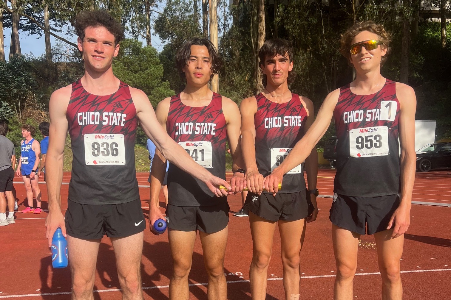 The 2026 DMR guys fought off conference rival Cal Poly Humboldt for the win, with big help from Mario Giannini's 4:09 finishing leg. I haven't kept real close tabs on this, but I believe the Wildcats have won the DMR at Fanelli almost every year it's been offered.