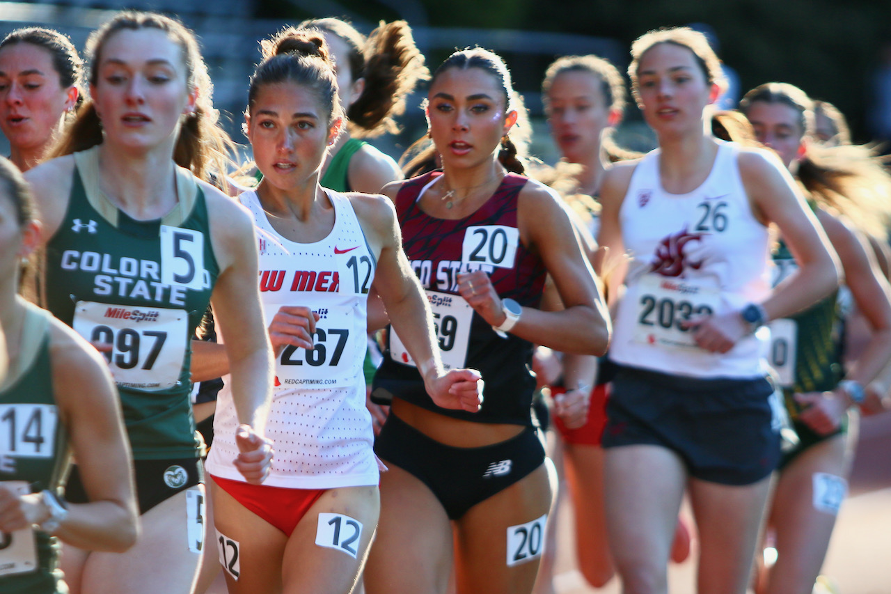 Paulina Martins recorded a 16:41 PR in the 5k lowering her program record for true frosh