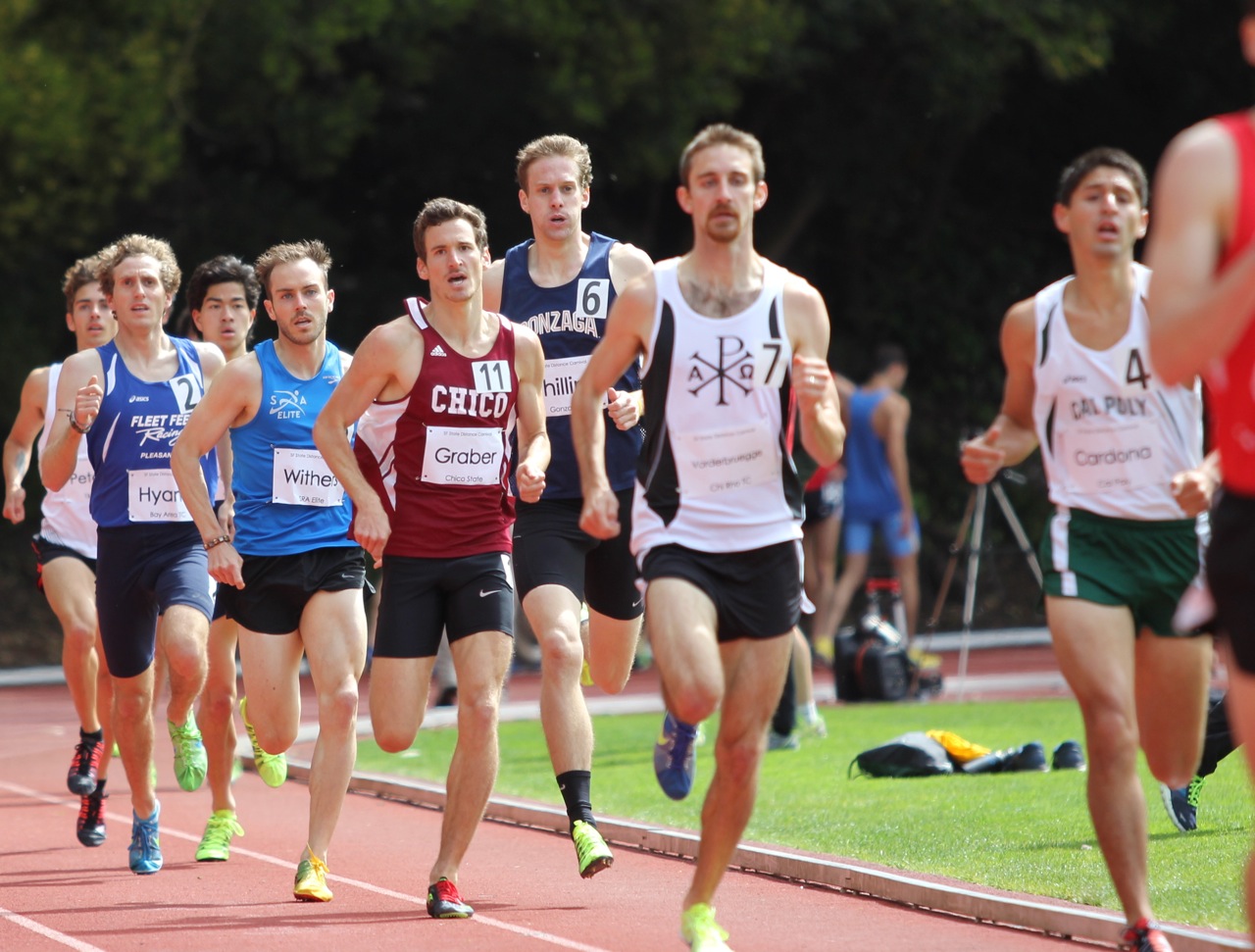 Chico native Phil Graber notching a 3:51.33 PR in SF.