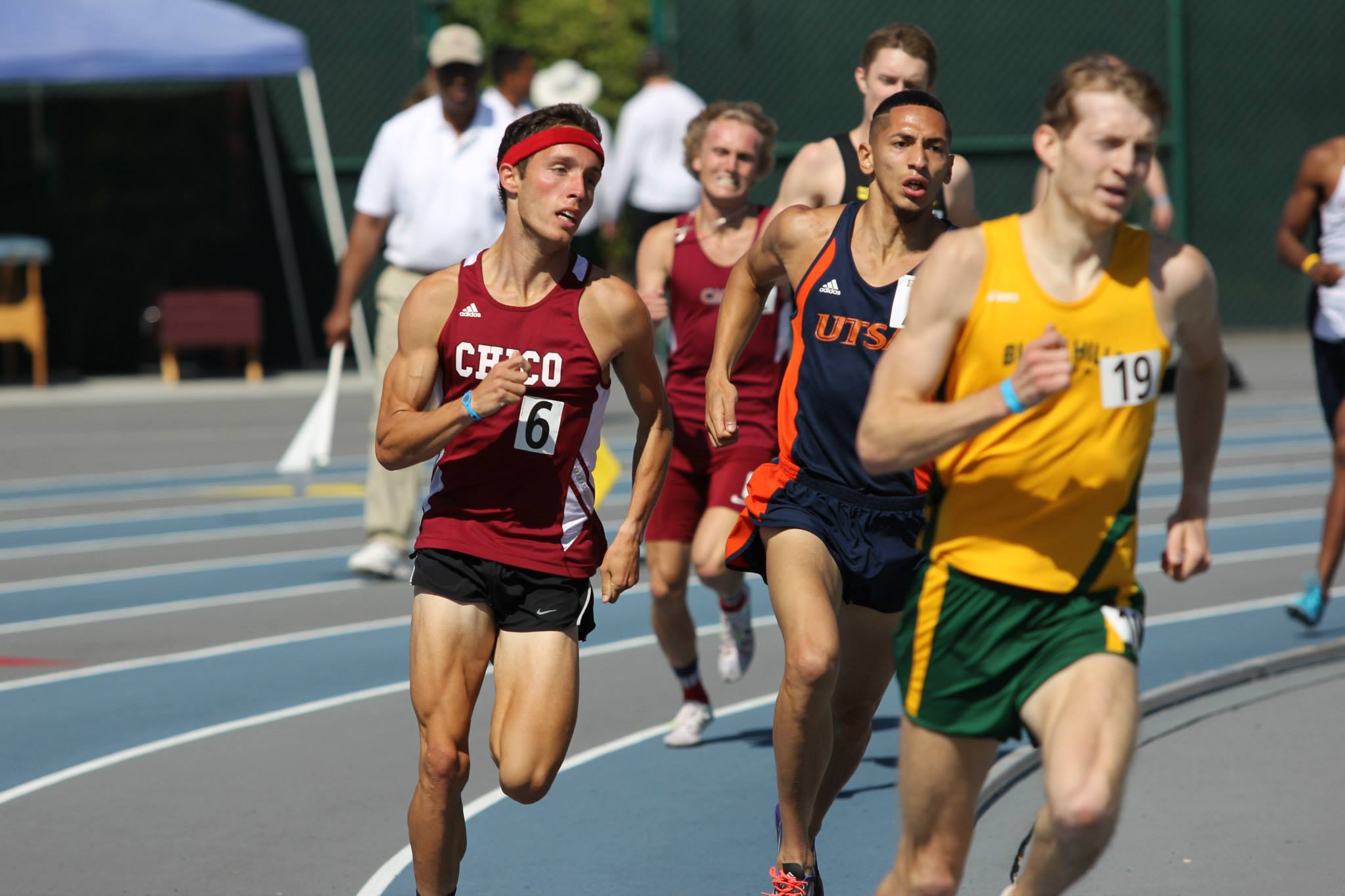 Kyle Medina raced to 1:51/3:46 marks for the 800/1500 events at the Bryan Clay and Beach Invites on Friday/Saturday. Had he not been tripped and nearly fallen during the 800, he certainly would have challenged his 1:50.9 PR as well.