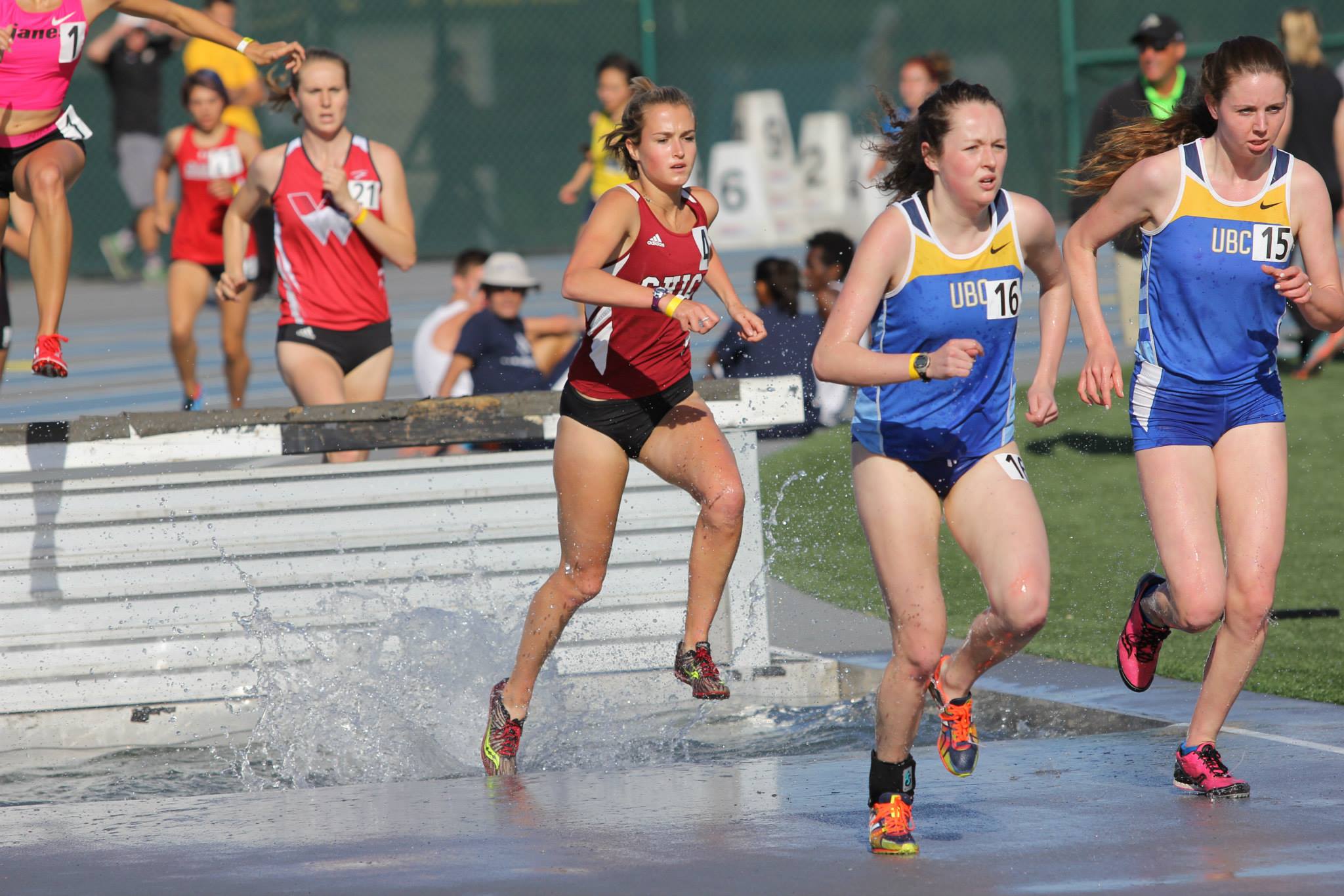 McCall Habermehl became our school's fifth fastest steepler of all time with her eventual 10:49 NCAA qualifying effort on Saturday. Even splits and a gradual progression through the field took the junior from a position near the back in the early going, to an eventual third place finish overall.