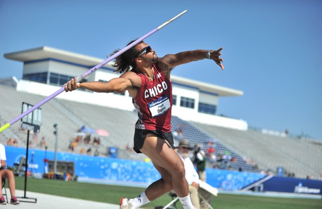 Jason Dunn also competed in the men's javelin.