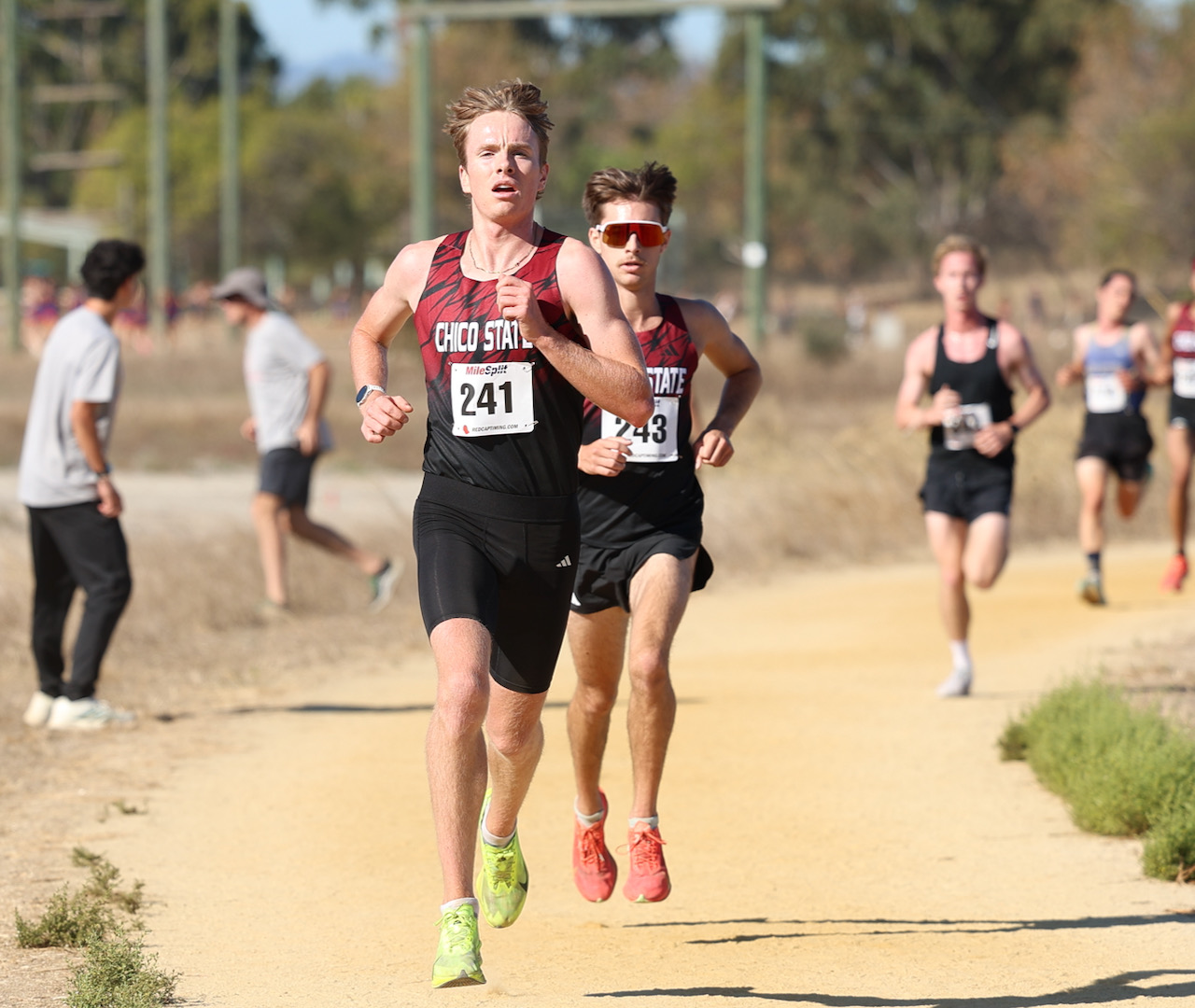 Wes Selby hadn't run a cross country race since the 2024 season before his opener last week. Although he's not truly race-fit yet, he grinded out a solid run to help the open men get the win.