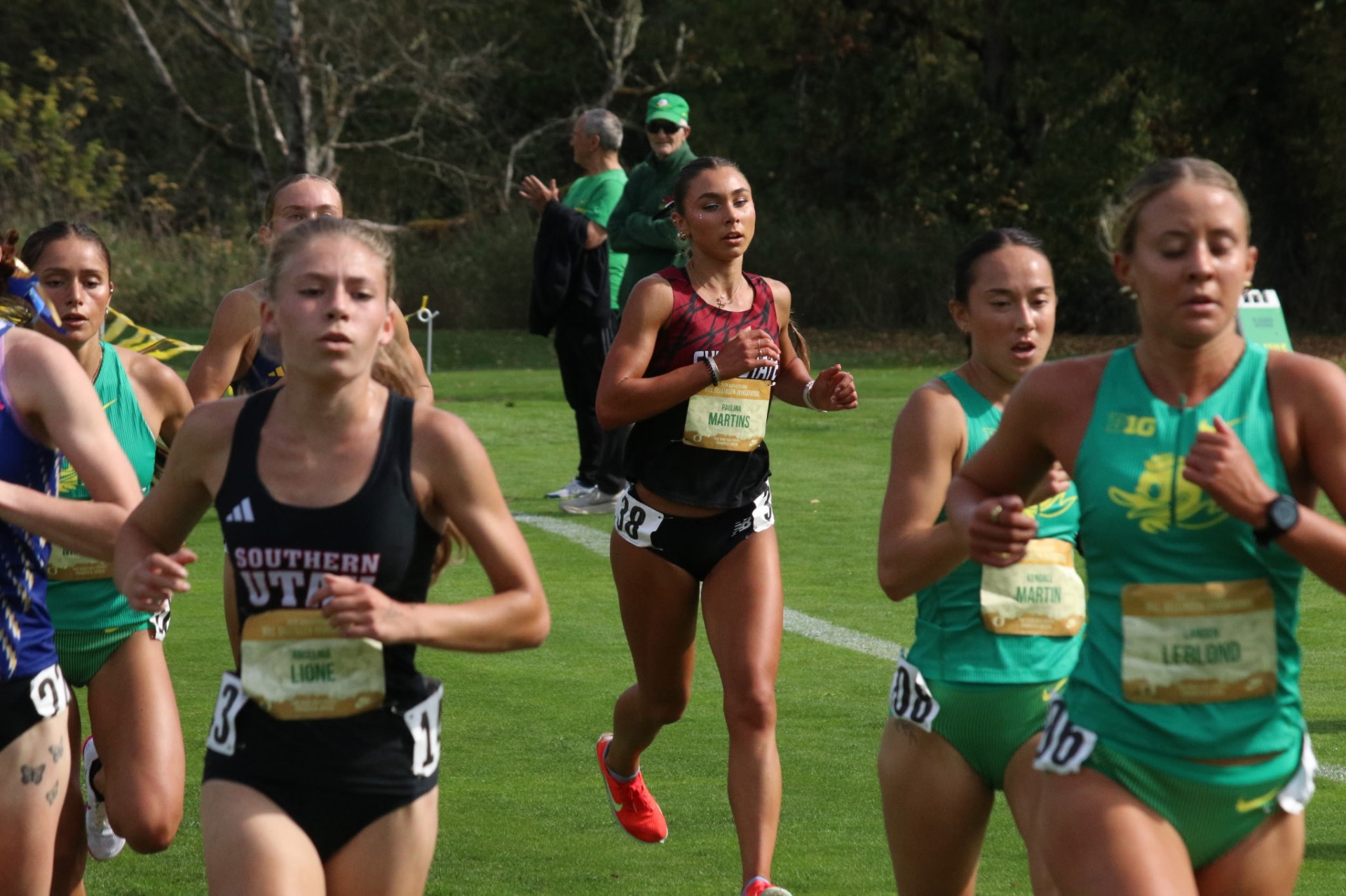 Paulina Martins powered through the field, eventually finishing 11th overall in Oregon.